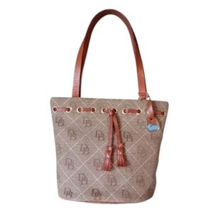 Dooney & Bourke Tassel Bucket Bag Duck Charm